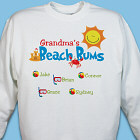 Personalized Beach Bums Sweatshirt